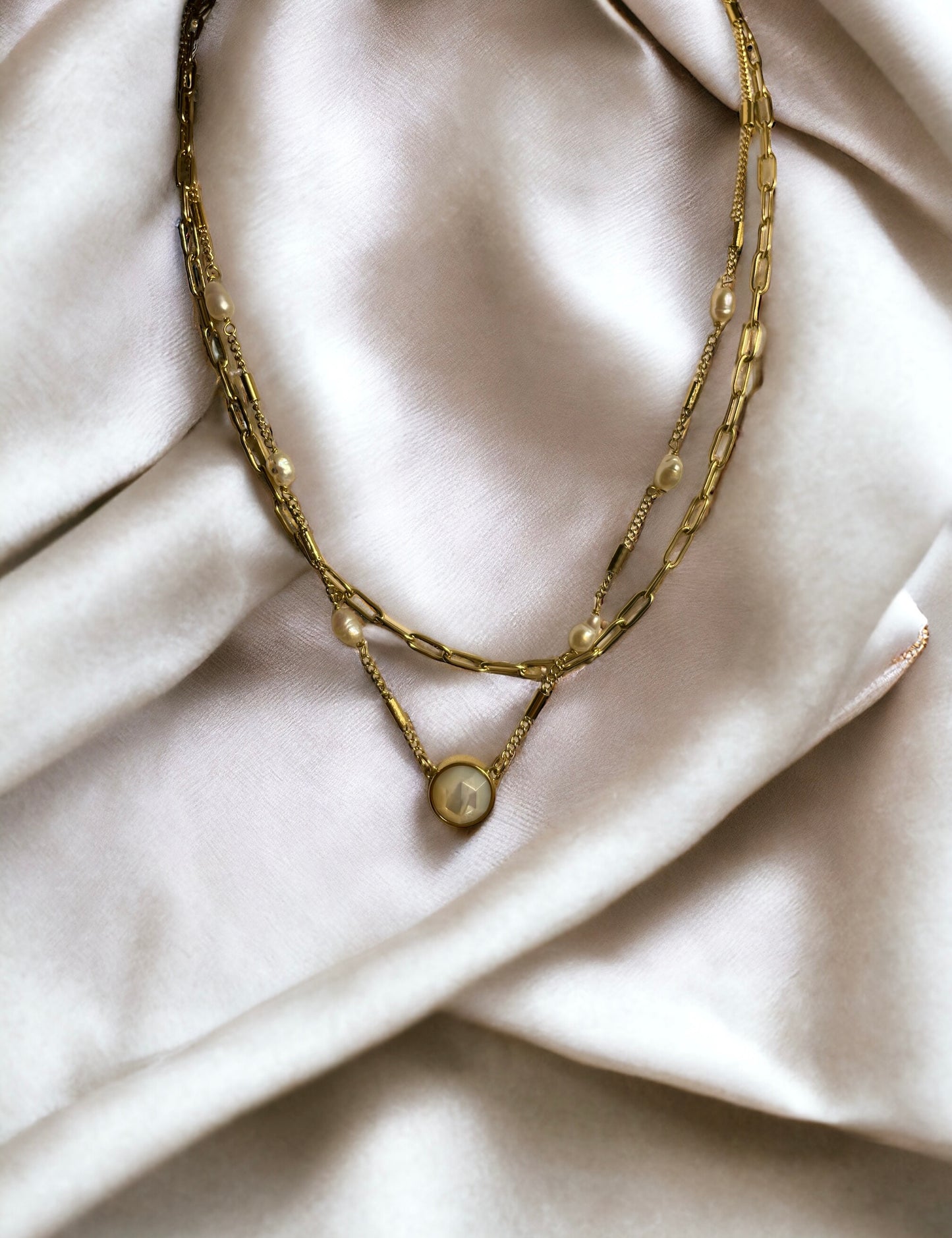 Collier Lena acier inoxydable