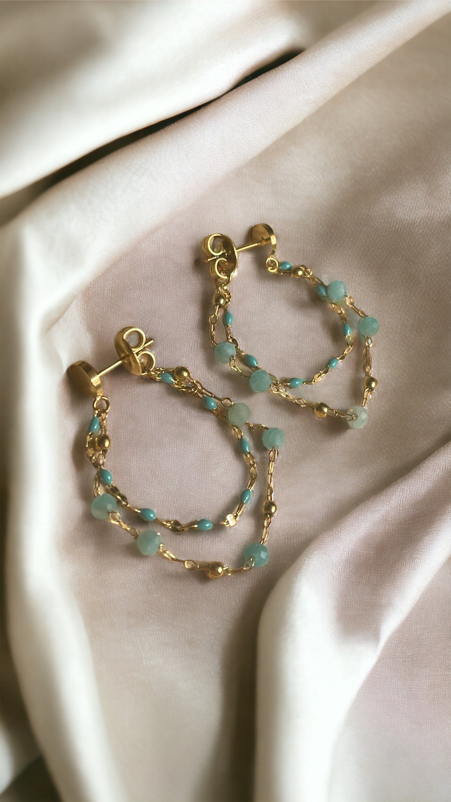 Boucles d’oreilles Lumi Acier inoxydable