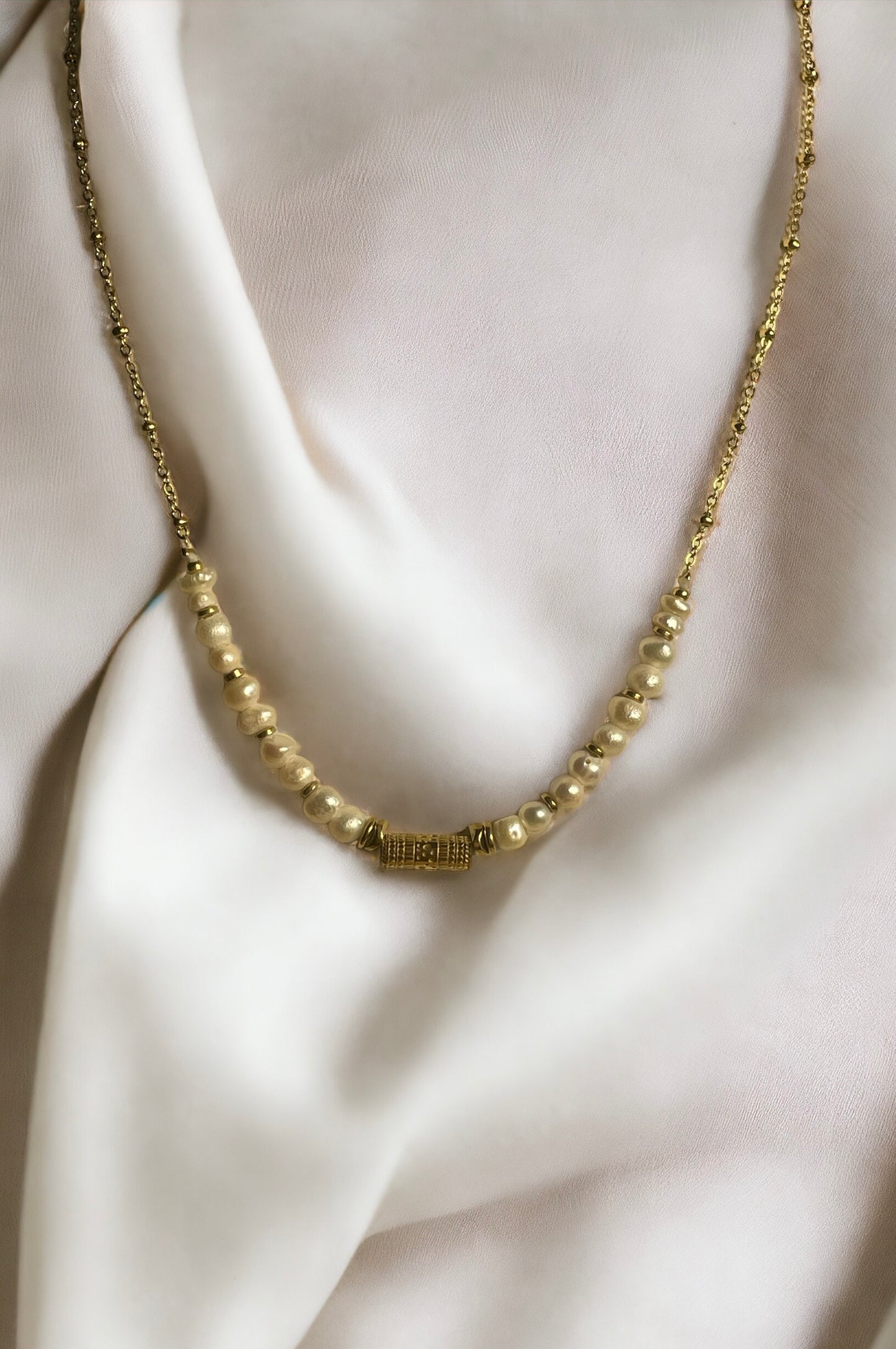Collier Rosa Acier inoxydable