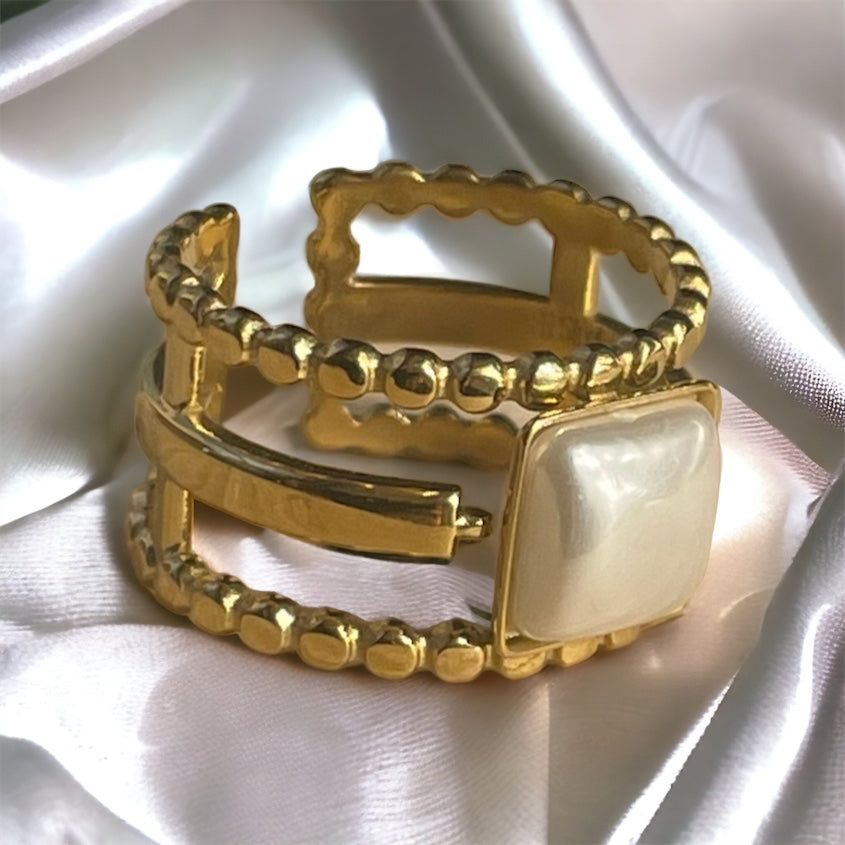 Bague Norea acier inoxydable
