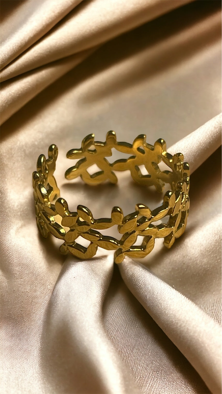 Bague Adelheid Acier inoxydable