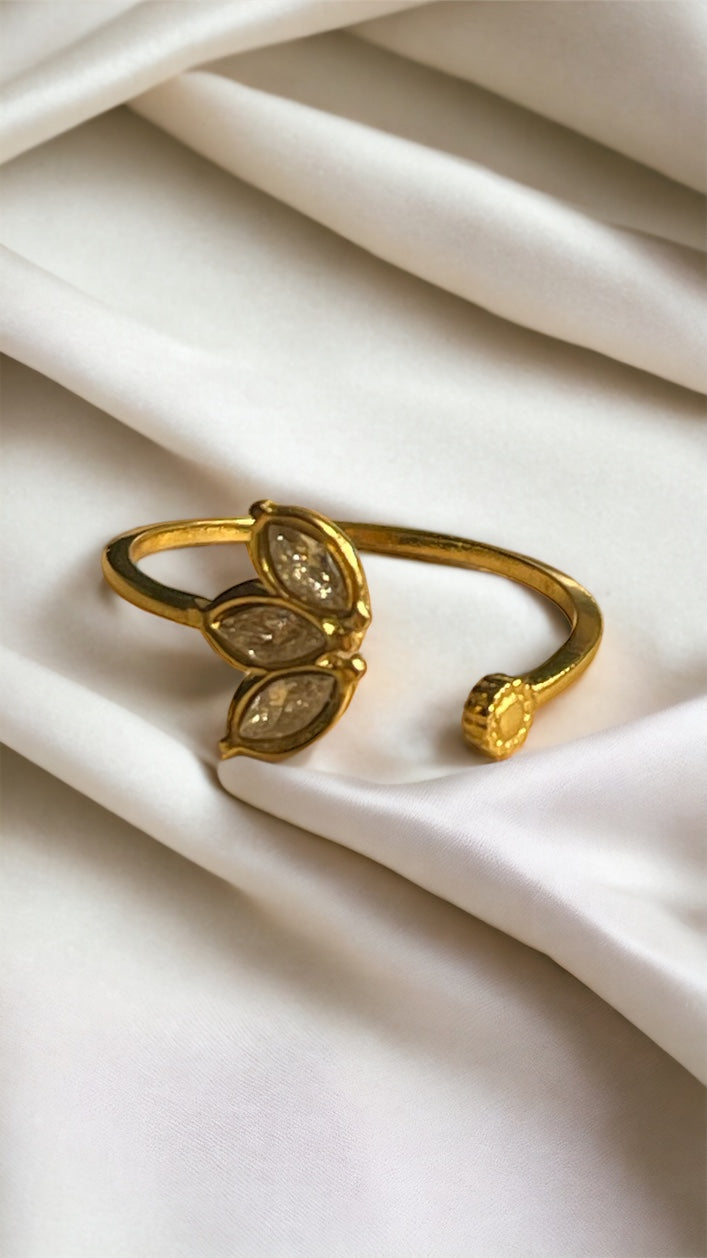 Bague Aliya Acier Inoxydable