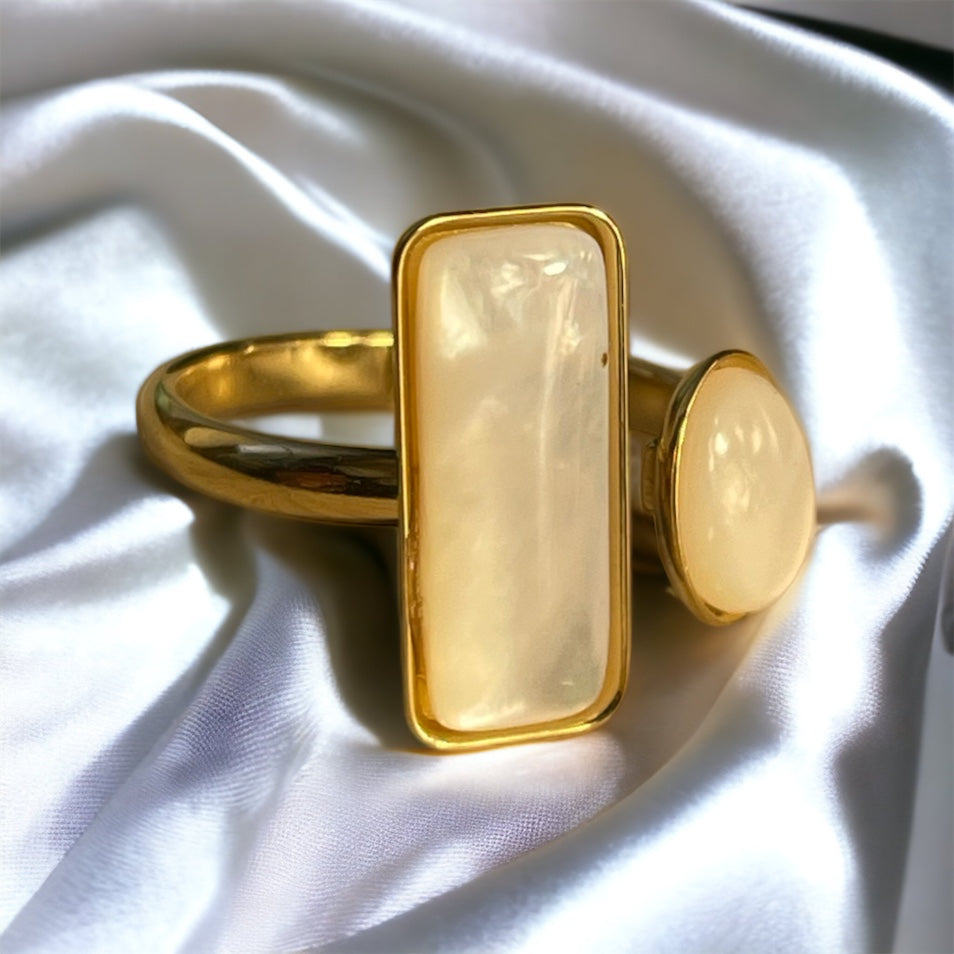 Bague Eleanor acier inoxydable