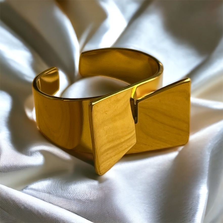 Bague Anastasia acier inoxydable