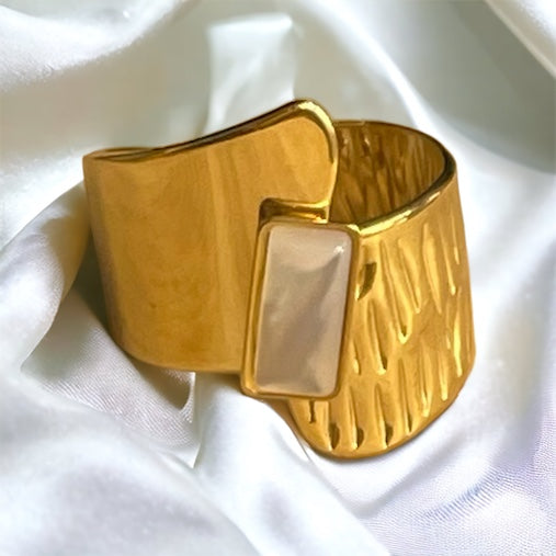 Bague Gabrielle acier inoxydable