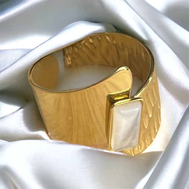 Bague Gabrielle acier inoxydable
