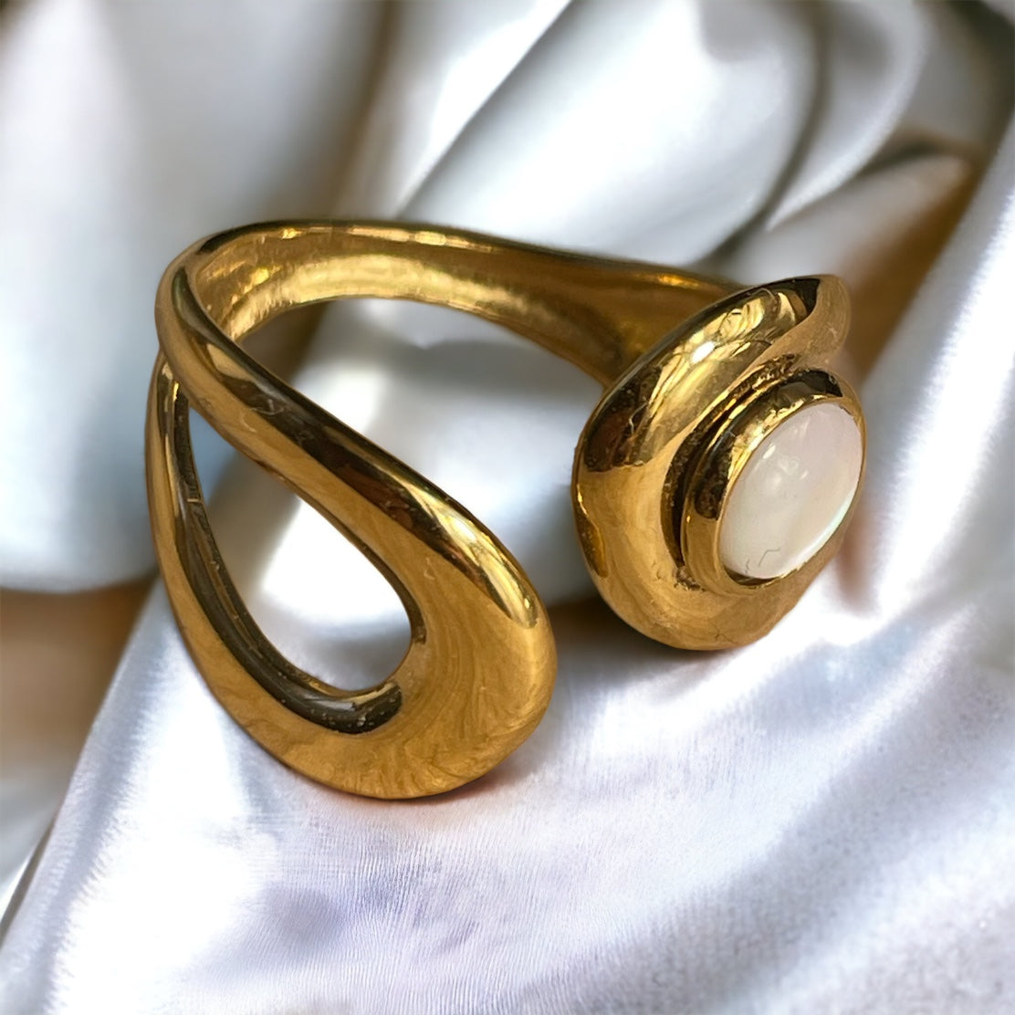 Bague Sophia acier inoxydable