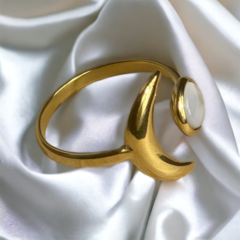 Bague Nelia acier inoxydable