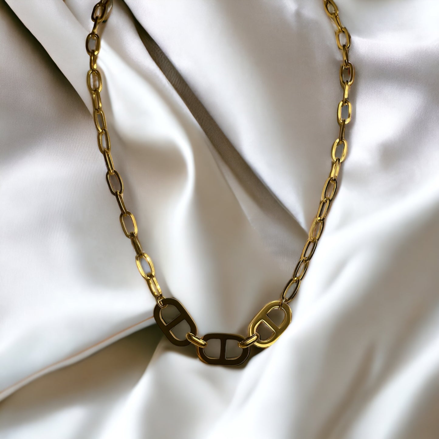 Collier Evadne acier inoxydable