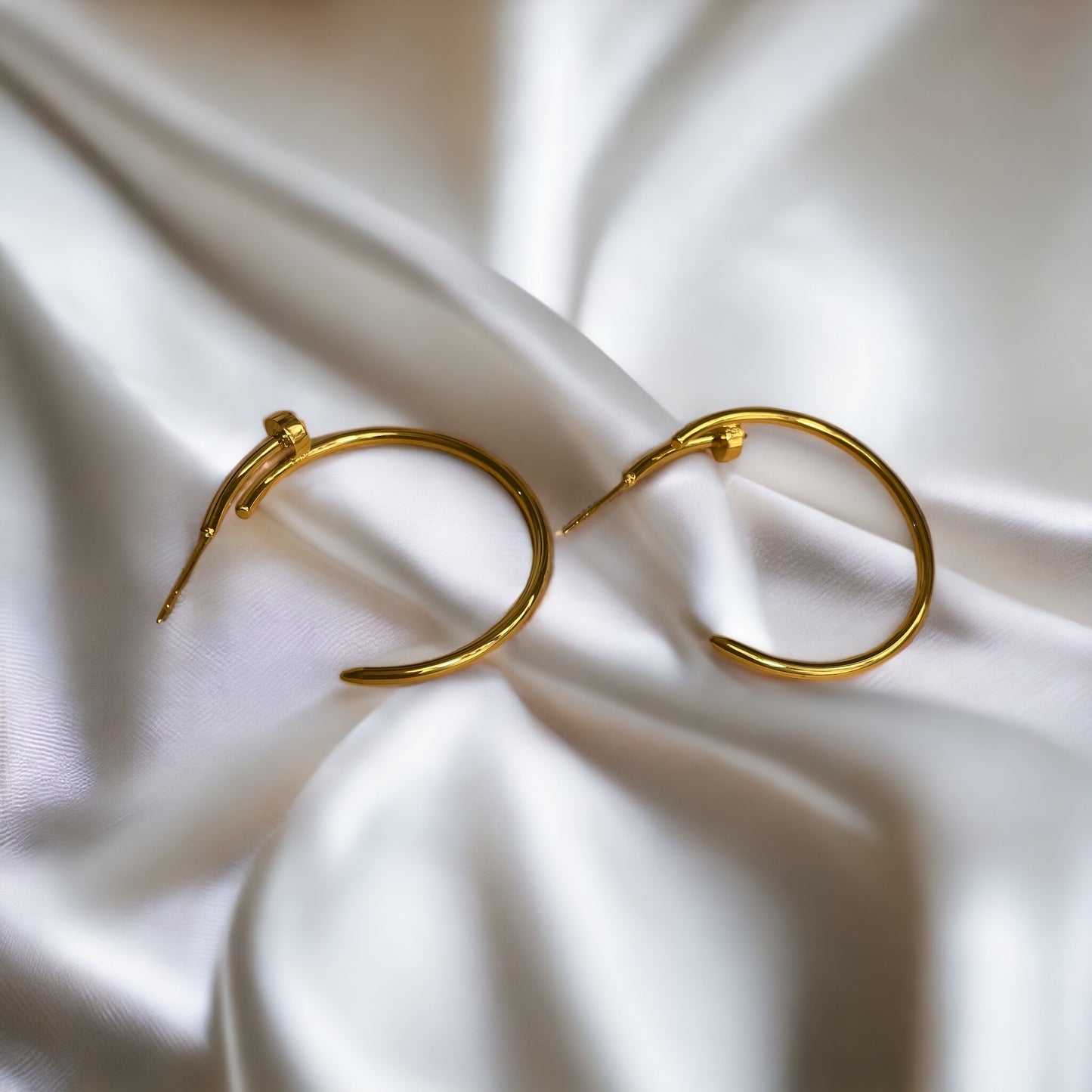 Boucles d’oreilles Meram acier inoxydable