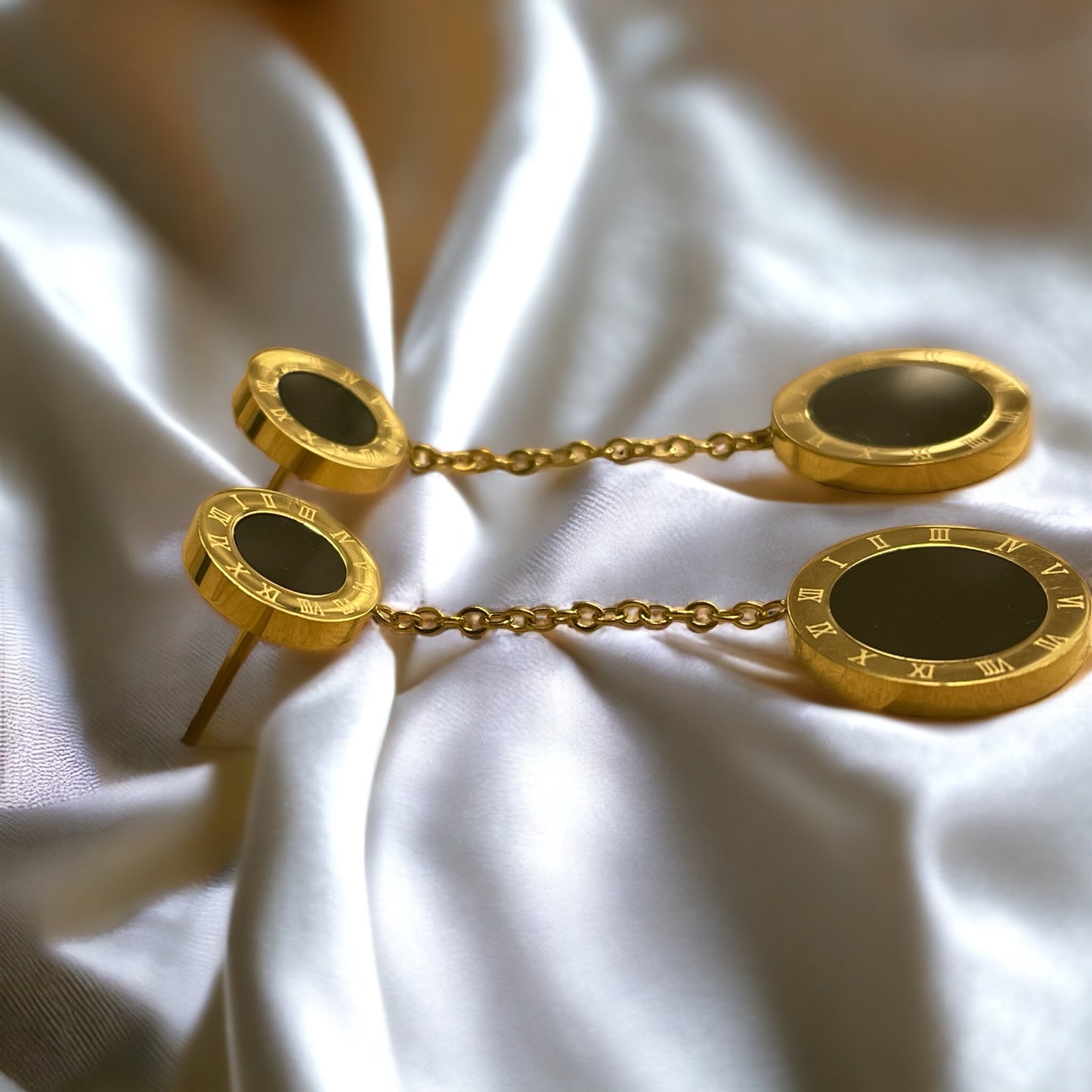 Boucles d’oreilles Opal acier inoxydable