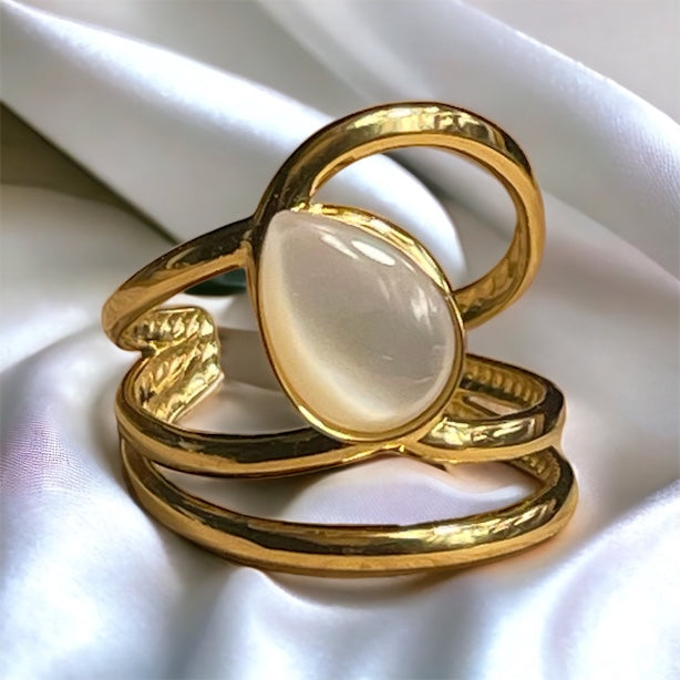 Bague Elvira acier inoxydable