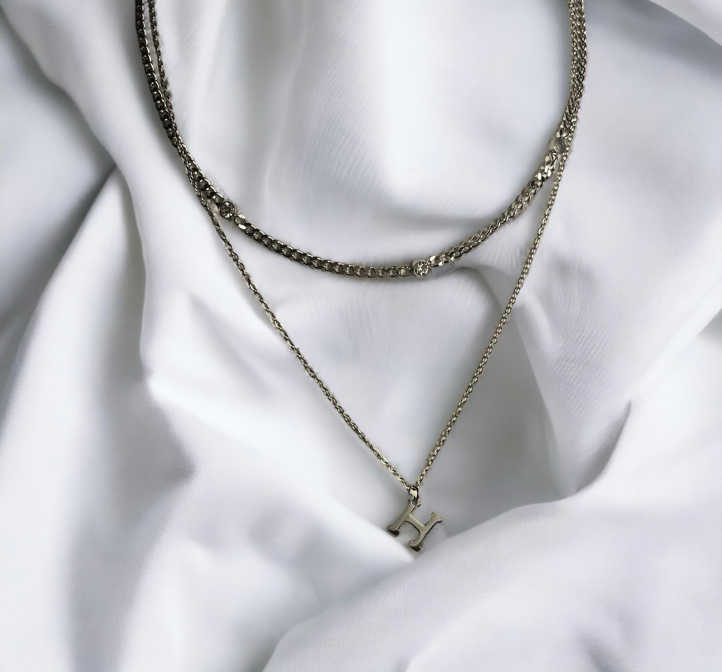 Collier H Haza acier inoxydable
