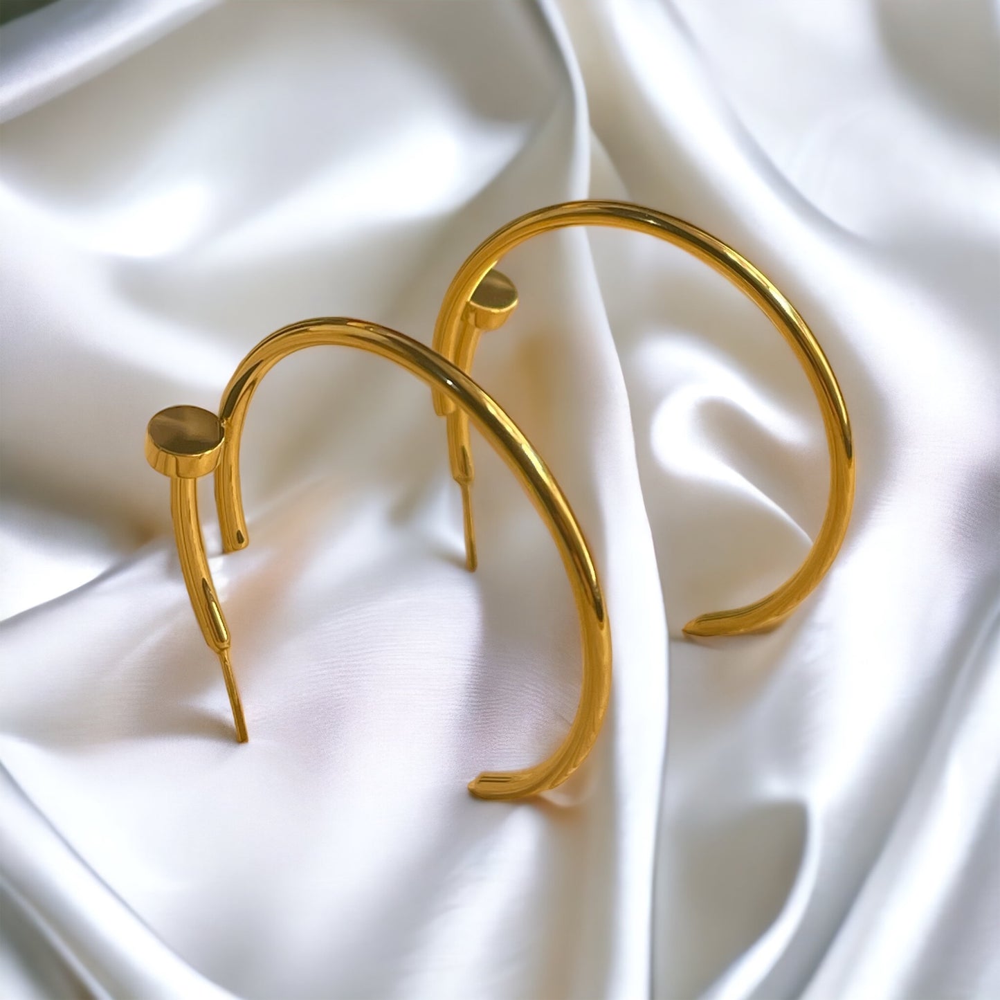 Boucles d’oreilles Meram acier inoxydable