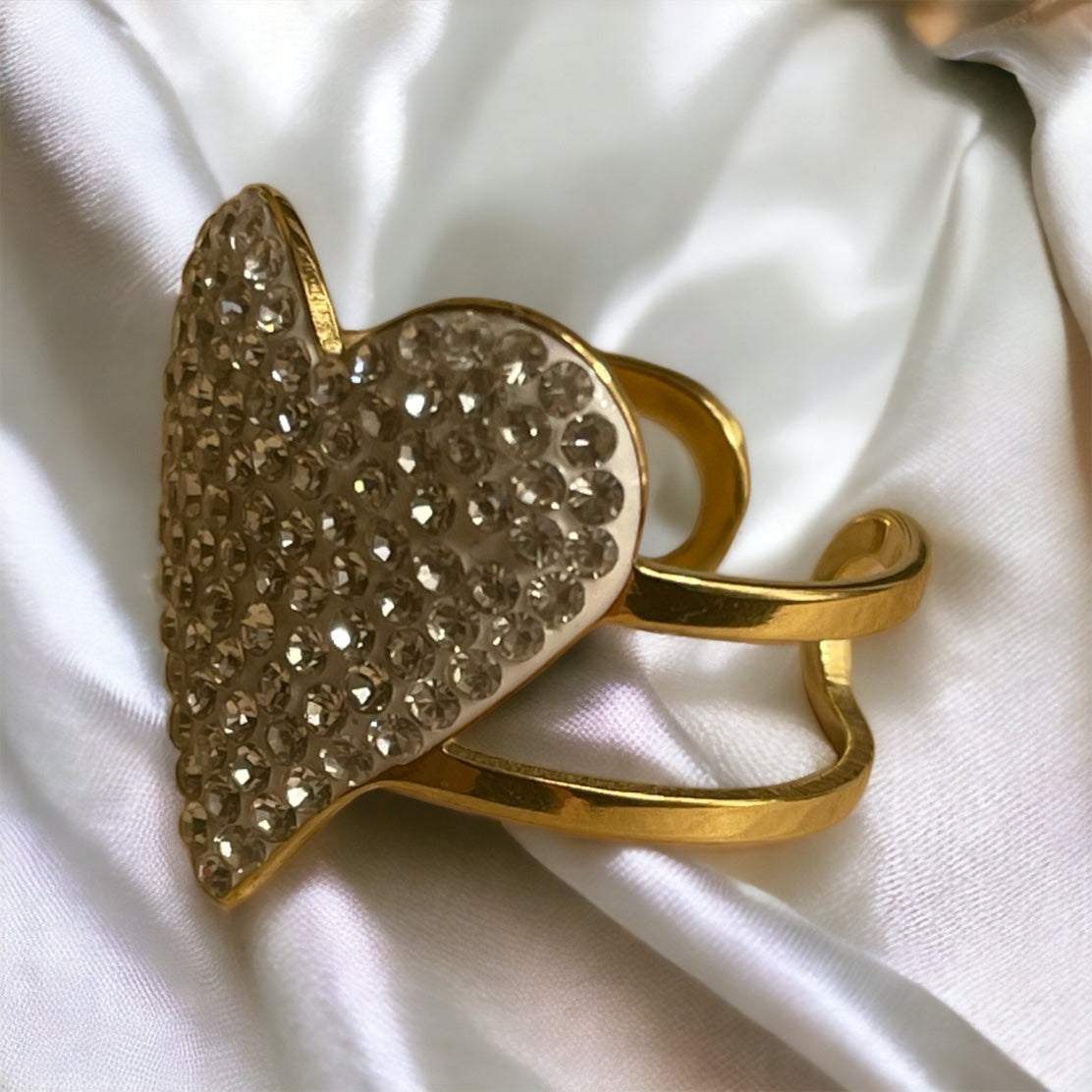 Bague Amor acier inoxydable