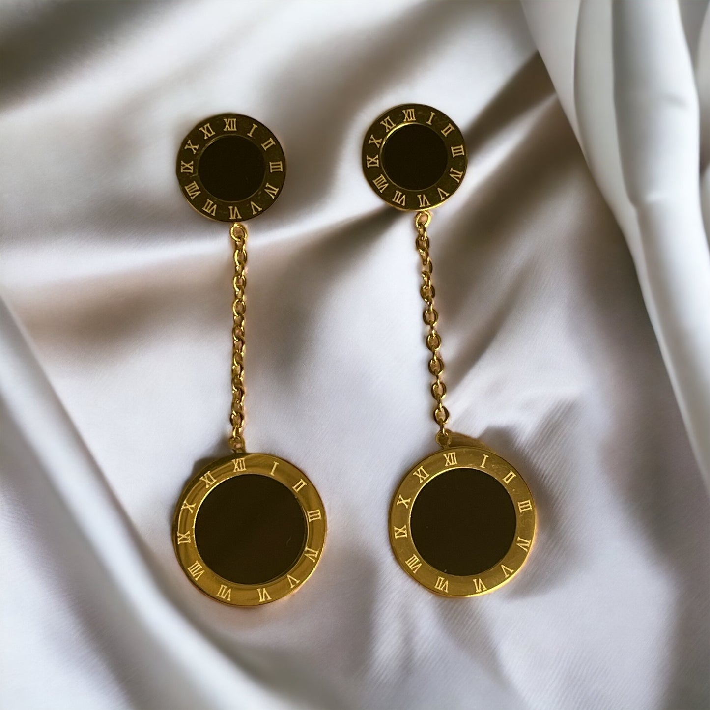 Boucles d’oreilles Opal acier inoxydable
