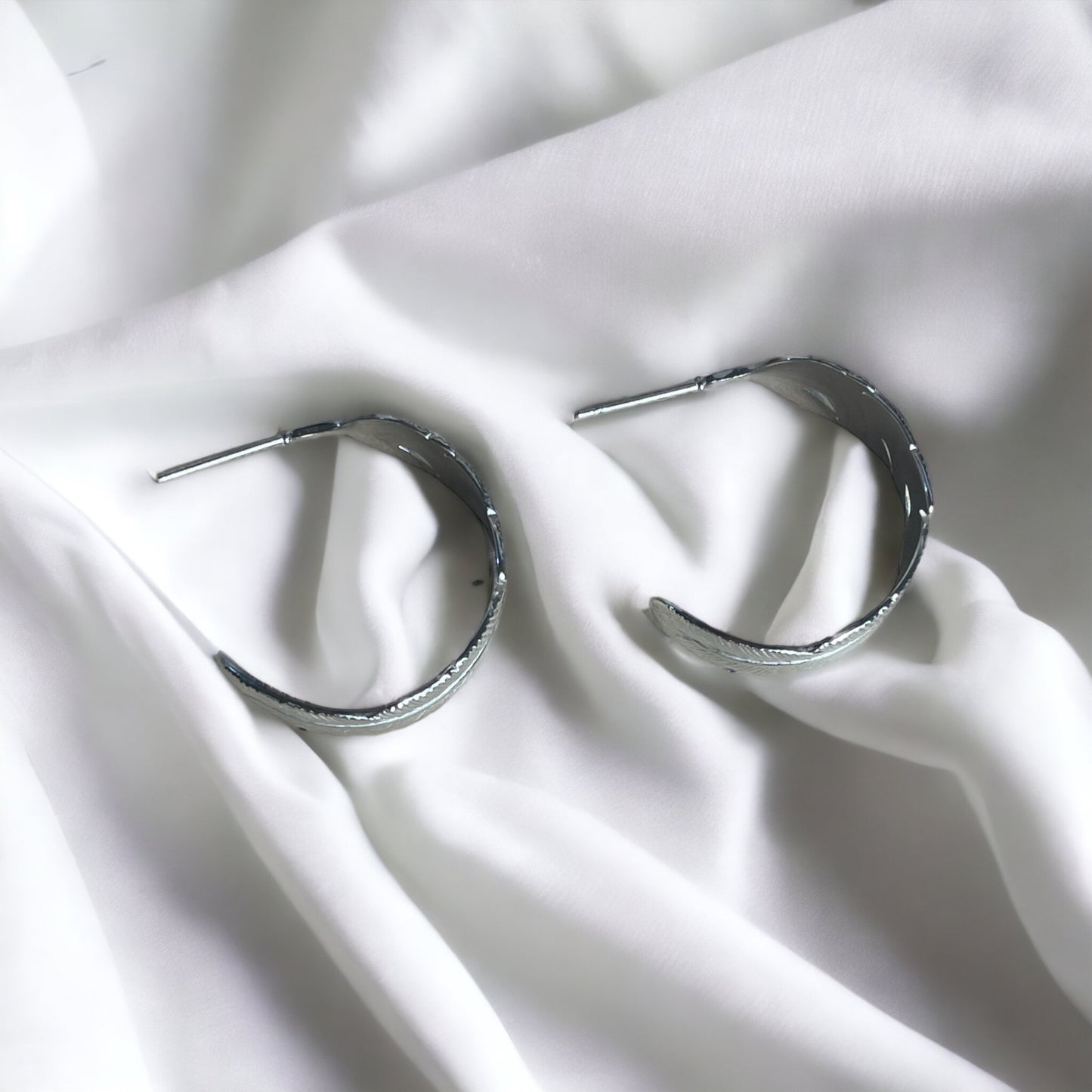 Boucles d’oreilles Lyz acier inoxydable