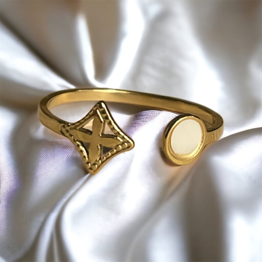 Bague Lovisa acier inoxydable