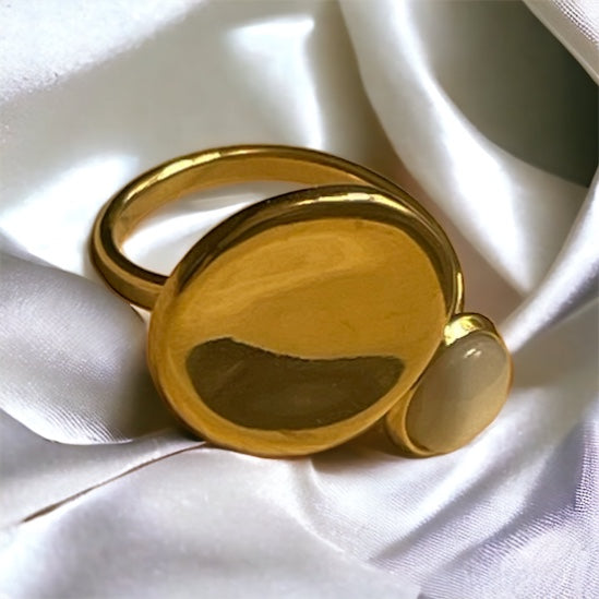 Bague Ebba acier inoxydable