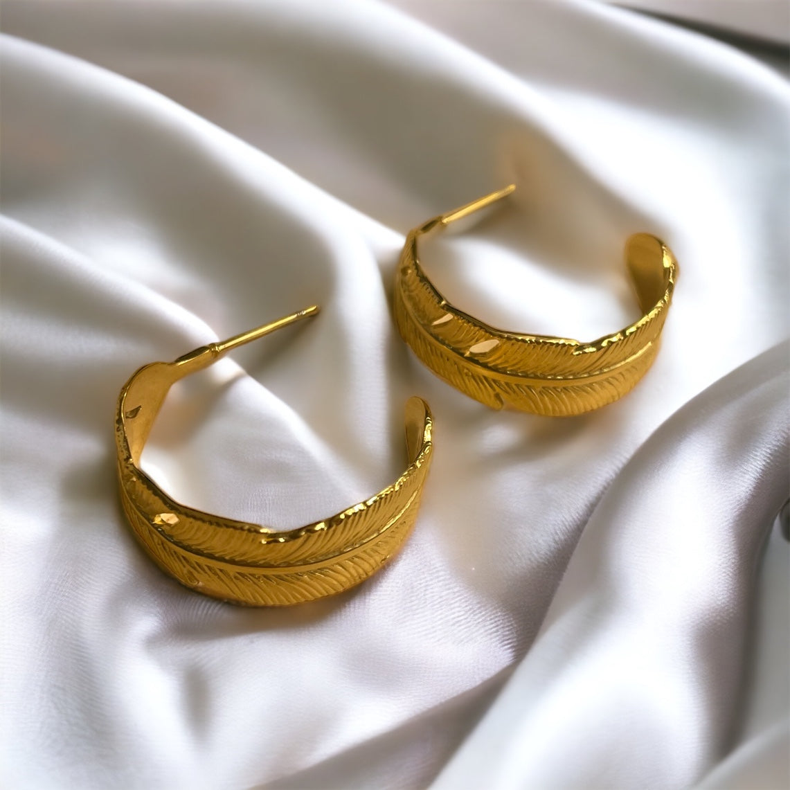 Boucles d’oreilles Lyz acier inoxydable