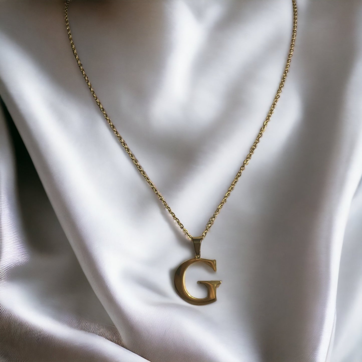 Collier G Galaxy acier inoxydable