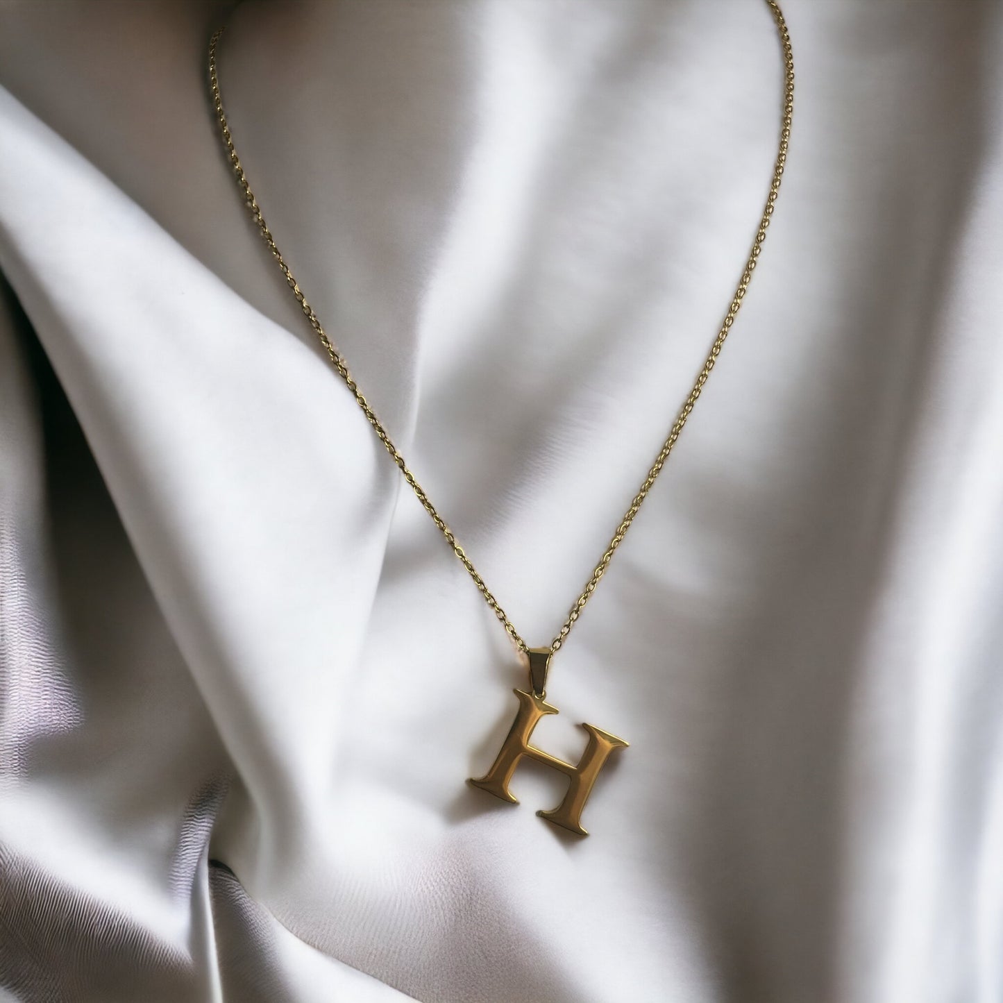 Collier H Haley acier inoxydable