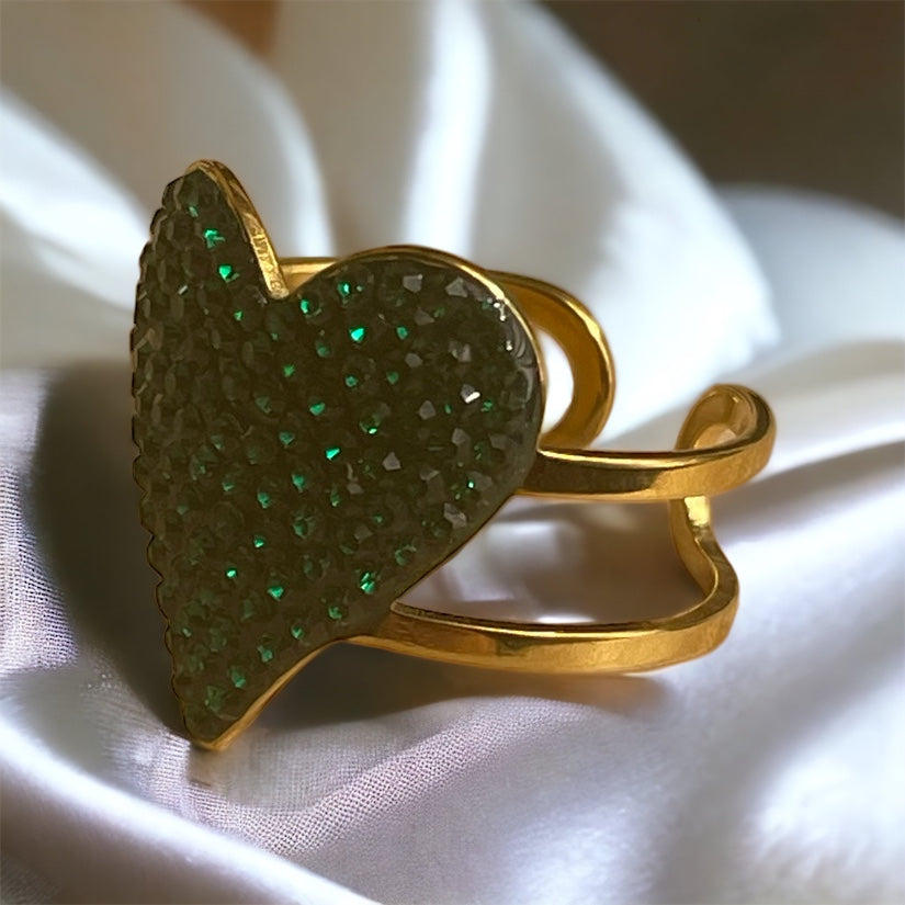 Bague Amor acier inoxydable
