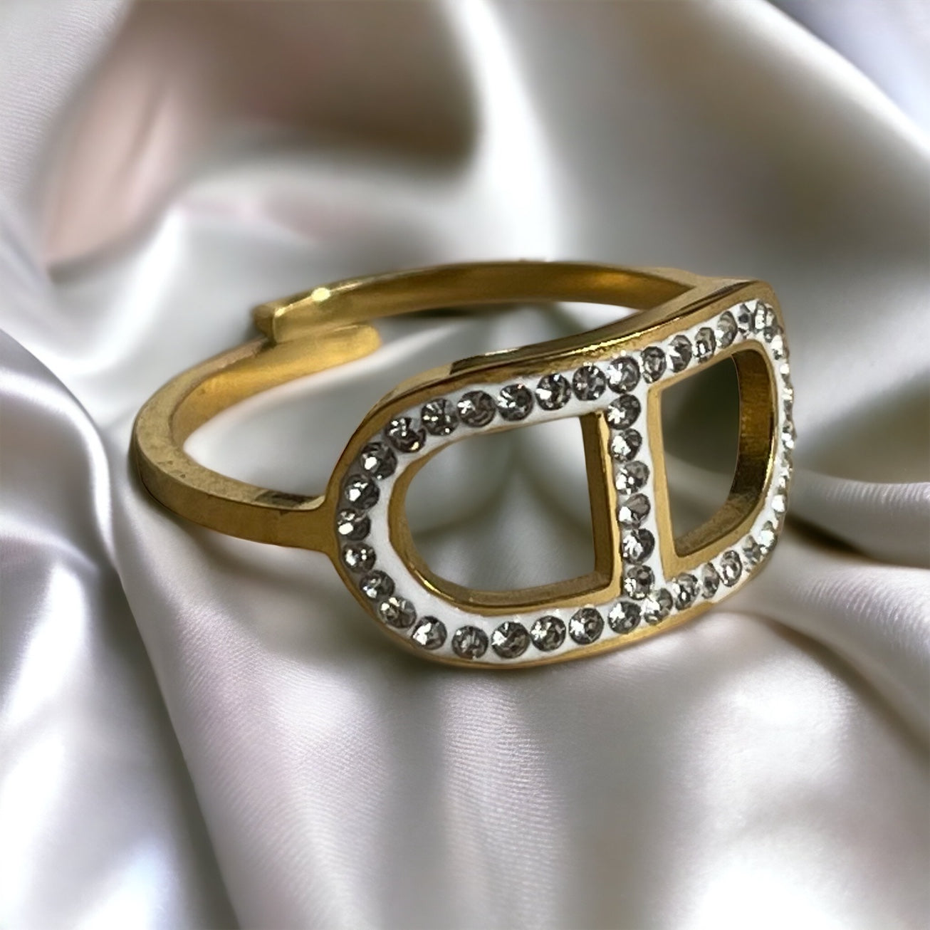 Bague Bloom acier inoxydable