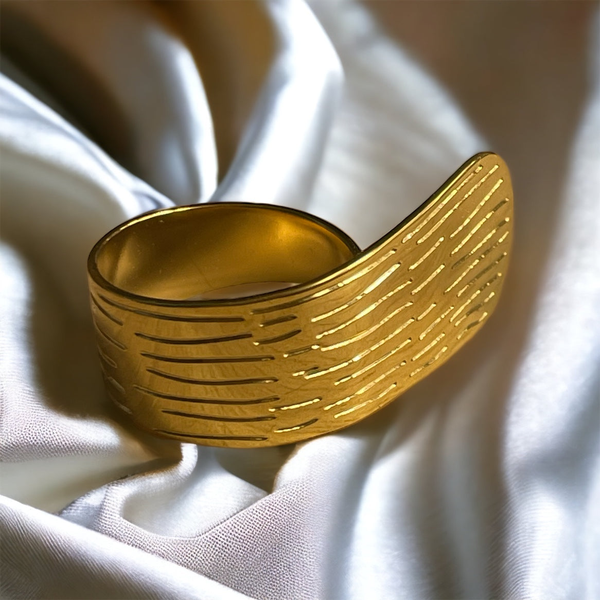 Bague Melanie acier inoxydable